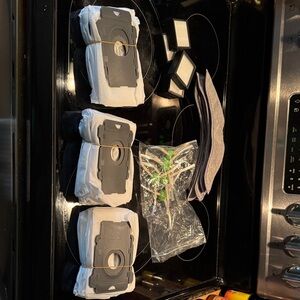 Vacuum Cleaner Dust Bags Set - Gray